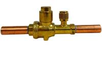 Вентиль шаровый 1/4" Becool BC-BVa-14 с сервисным штуцером